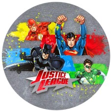 4951167RZ disc icing Justice League D20cm